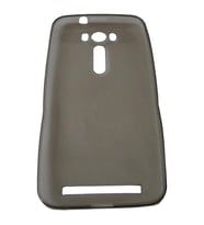 Zenfone 2 ile Uyumlu 0.2mm Soft Silikon Kılıf Siyah