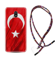 Xiaomi Redmi 8A 8 Pro 9C 9T 10C 11T Pro Kılıf Boyun Asklı Rasta Silikon Şanlı Türk Bayrağı 4 1401