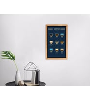 BK Home Coffee Tasarımlı Dekoratif Retro Ahşap Tablo-14