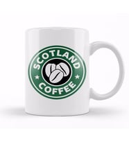 Scotland Coffee Kupa Bardak Porselen