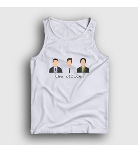 Presmono Unisex Beyaz Characters Dizi The Office Atlet 345068tt