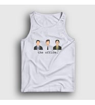 Presmono Unisex Beyaz Characters Dizi The Office Atlet 345068tt