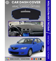 MAZDA 3 (2003-2009) Torpido Örtüsü Panel Halısı Koruma Torpido Koruma Araca Özel Kaymaz Kolay Montaj