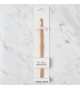 La Mia Whitewood 5.5 Mm 15.5 Cm Ahşap Yün Tığ