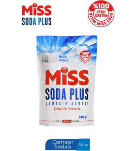 Soda Plus Çamaşır Sodası, 500 g, Toz Deterjan