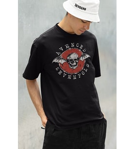 Müzik Grubu Avenged Sevenfold Baskılı Unisex Oversize Rock Metal Tişört