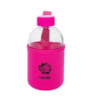 Biggdesign Moods Up Loved Neopren Kılıflı Cam Matara 600 Ml