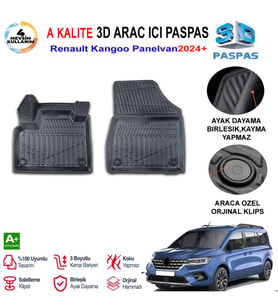 Renault Kangoo Panelvan 3D Paspas Havuzlu Pro 2024 Sonrası