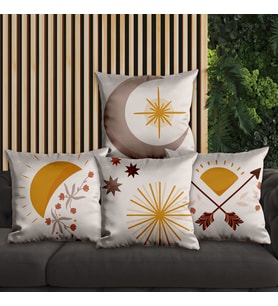 eJOYA Modern Tasarımlı 4'lü Yastık İçi Ve Kırlent Kılıfı 45cm 113741