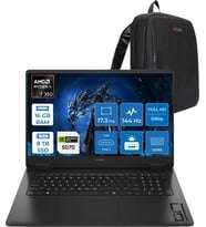 Hp Omen 17-DB1005NT Amd Ryzen Aı 7 350 16GB Ddr5 8tb SSD RTX5070 8gb Gddr7 17.3 Inç Fullhd (1920 x 1080) 144Hz 7ms 300NITS IPS Freedos Taşınabilir Bilgisayar C67G2EAF06 + Zetta Çanta