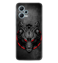 Xiaomi Redmi Note 12 4g Kılıf Resimli Desenli Silikon Platinium Series Dark Wolf 1813