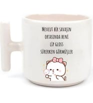 Tanem Mevcut Bir Savaşın Ortasında Gloss - T Kulp Kupa