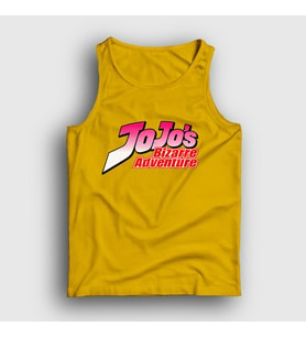 Presmono Unisex Sarı Logo Anime Jojo Atlet 322622tt (Sarı)