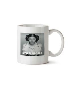Leia Star Wars iki Tarafı Baskılı Kupa Bardak