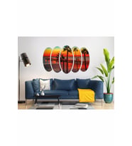 GÜN BATIMI SUNSET PALMİYE AĞACI MDF TABLO-1425