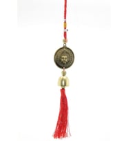 Feng Shui Bereket Şans Mutluluk Çanı Budha Buda Buddha Kapı Çanı Deprem Çan (Gold)