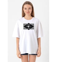 Cowboy Bebop Hammer Head Beyaz Kadın Oversize Tshirt