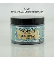 Cadence Very Chalky Home Decor Mobilya Boyası 150 ml. CH-20 KOYU ARDUVAZ GRİ 