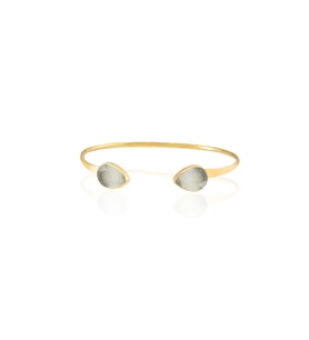 Kadir Jewellery 22 Ayar Altın Kaplama El İşçiliği Zirkon Taşlı Kadın Charm Bileklik