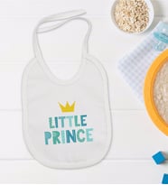 BK Kids Little Prince Tasarımlı Bebek Mama Önlüğü - Model 1