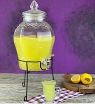 Cam Damacana, Şerbetlik, Limonatalık, Detoks Sürahisi 6 Lt.