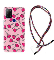 Omix X300 X500 X400 X600 X700 Kılıf Boyun Asklı Rasta Silikon Heart Lollipop 1414