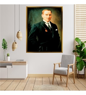ÇERÇEVELİ ATATÜRK TABLO S344