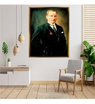ÇERÇEVELİ ATATÜRK TABLO S344