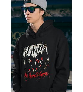All Hope Is Gone Slipknot Baskılı Unisex Oversize Rock Metal Hoodie
