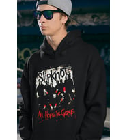 All Hope Is Gone Slipknot Baskılı Unisex Oversize Rock Metal Hoodie
