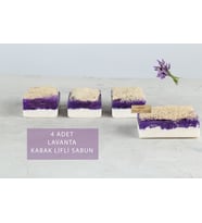 Aktürk Osmanli Sabuni Eşek Sütlü & Lavantalı Kabak Lifli 4 Adet 480 Gr