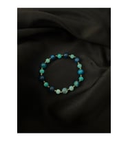 Kadın - Şık Tasarım Elegant Aqua Doğal Taş Bileklik  Handmade > Sakinlik Sembolü