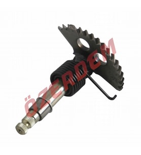 SCOOTER MARŞ DİŞLİ YARIMAY KOMPLE 147 MM