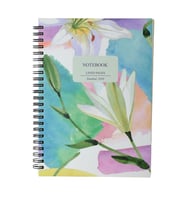 Deffter Lilies A5 Spiralli Defter