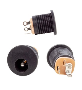 YUVARLAK SOMUNSUZ ŞASE 2.1MM ADAPTÖR FİŞİ (IC-257)