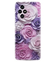 Honor 200 Kılıf Boutique Baskılı Resimli Mor Güller Pcode -029