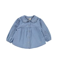 Civil Baby Fiyonk Nakışlı 6-18 Ay Gömlek - Mavi
