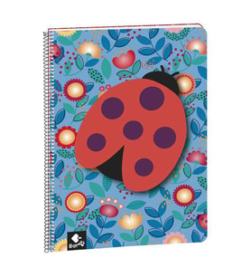Busquets Ladybug Kareli A4 Spiralli Defter 80 Yaprak 5105209550