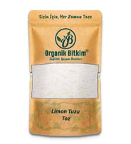 Organik Bitkim Toz Limon Tuzu 1 kg