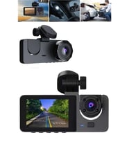 Mey İthalat® Araç İçi Dikiz Kamerası Sürüş Kaydedici 3 Lensli Dvr Kamera