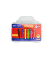 Kidsmode Yağlı Pastel Boya Altıgen 24 Renk Çantalı Premium Yağlı Pastel Boya (Karışık)