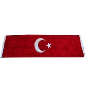 PELUŞ TÜRK BAYRAK AY YILDIZLI TORPİDO ÜSTÜ TÜYLÜ PELUŞ