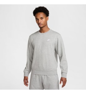 Nike Nike Club French Terry Crew Gri Erkek Sweatshirt FN3888-063