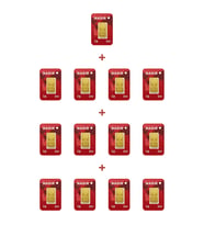 Nadir Gold 24 Ayar 13 Gram Külçe Altın (13 Adet 1 Gram Külçe Altın )