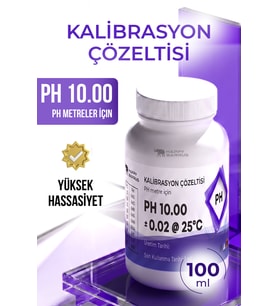 PH Metreler için Kalibrasyon Sıvısı Ph 10.00 100ml