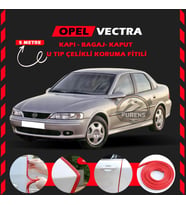 Opel Vectra Oto Araç Kapı Koruma Fitili 5metre Parlak Kırmızı Renk