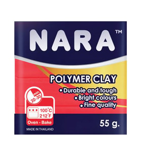 Nara Polimer Kil 55 Gram PM50 Neon Red x 6 Adet