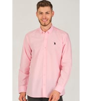 G725 DEWBERRY ERKEK GÖMLEK-PEMBE