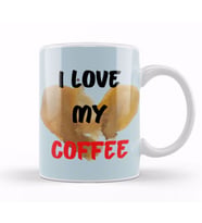 Funny coffee drin Ks Art lover Gift Quote   Vintage Retro Rainbow Style Kupa Bardak Porselen