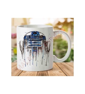 R2-d2 ( Star Wars ) Iki Tarafı Baskılı Kupa Bardak